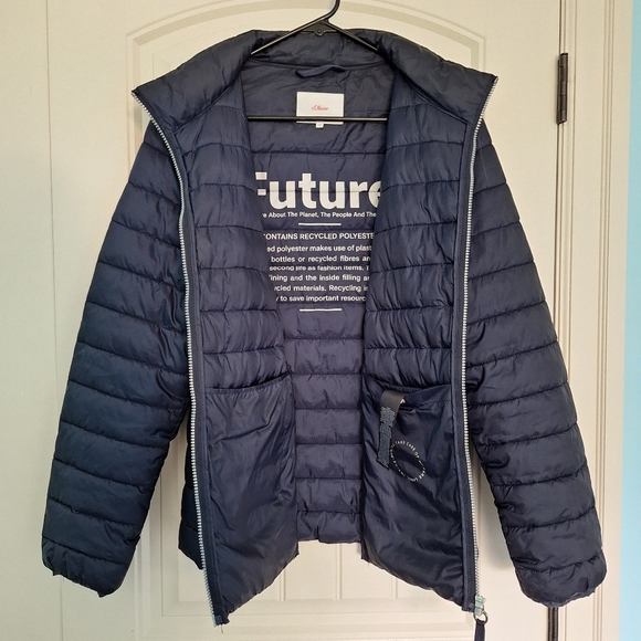 Blue quilted jacket from sOliver - Picture 3 of 7